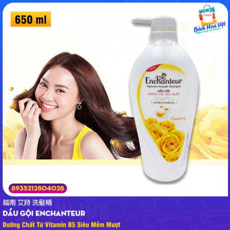 Dầu Gội ENCHANTEUR Siêu Mươt (Chai 650g)