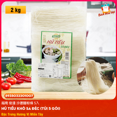 Hủ Tiếu Sa Đéc Hiệu TUẤN ĐẠT (Túi 2kg)