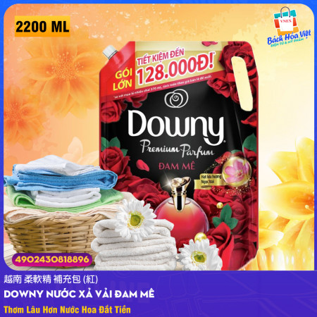 Nước Xả DOWNY Hương Nước Hoa Đam Mê (Túi 2200ml)