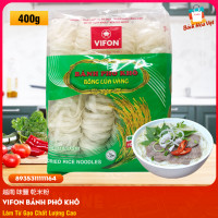 Bánh Phở Khô Bông Lúa Vàng Hiệu VIFON (Gói 400g) 乾米粉