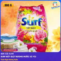 Bột Giặt SURF Hương Nước Xả Vải Ngát Hương Xuân (800g)