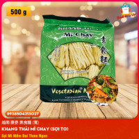 Mì Chay Hiệu KHANG THÁI Sợi To (Gói 500g) 素食麵